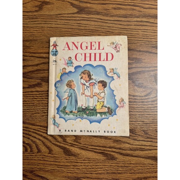 Vintage Children's Elf Book ~ ANGEL CHILD ~ Val‎ Teal - Picture 1 of 3